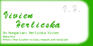 vivien herlicska business card